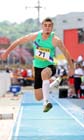 Adam Kan in the Senior Boys Triple Jump.